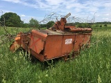 Salvage pull type AC combine, no loading assistance to be removed within 10 days of sale