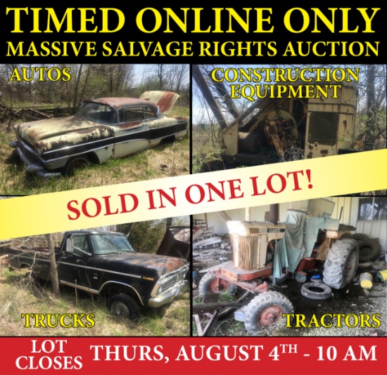 Massive Salvage Rights Auction - Fowler