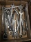 Gear wrench set, metric and standard