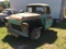 1958 Chevrolet Apache 31 cab and chassie project, 6 cyl, 2 spd, non running, has title
