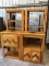 3 pc. Entertainment style cabinet with 2 shelf towers