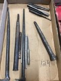 Snap On punch, chisels and others