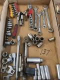 Misc. wrenches and sockets