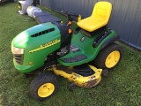 JD L120 automatic, 48 in. Cut riding lawn mower, 408 hours