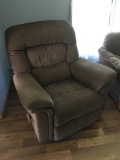Recliner, showing some wear