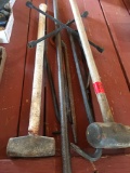 Mauls and pry bars