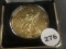 2003 (Gold Plated) 1 oz Silver Eagle