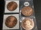 (4) 1 oz Copper Coins