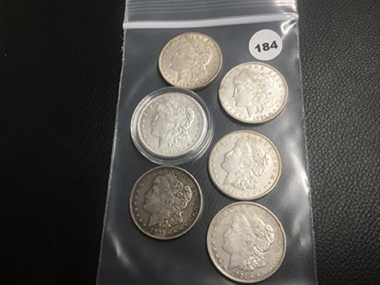 6X$ 1921 Morgan Dollars