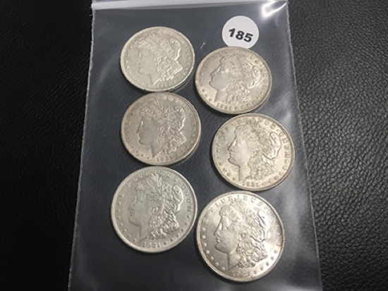 6X$ 1921 Morgan Dollars