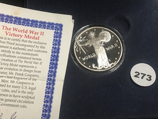 WWII Victory, 1 oz Silver