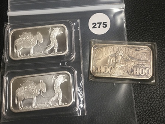(3) 1 oz Silver