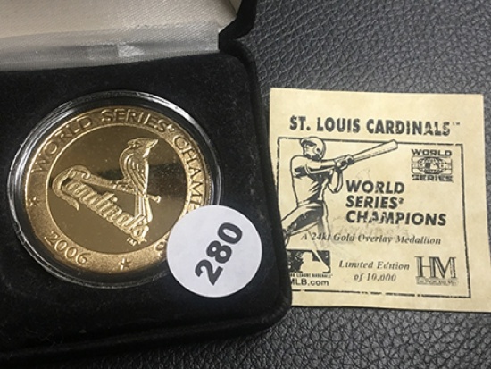 STL Cardinals 2006 Limited Edition, 24kt overlay