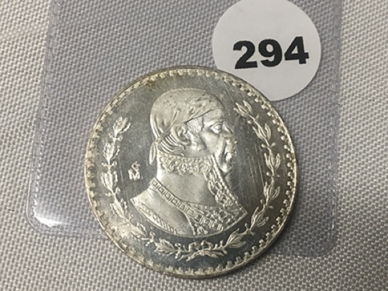 UNC 1964 Mexican UN Peso