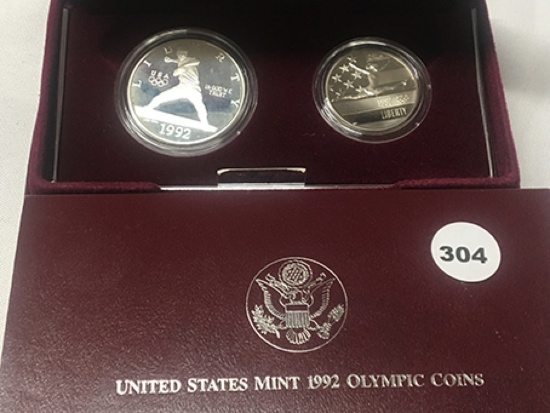 US 1992 Olympic Silver Dollar, Clad Half