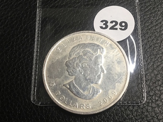 2009 1 oz Silver Canadian Coin