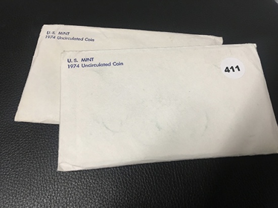 (2) 1974 Mint Sets