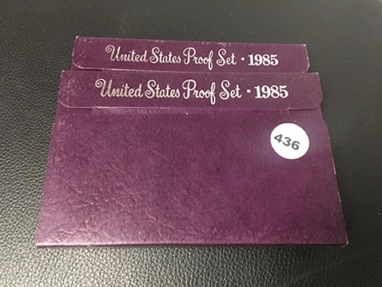 (2)  1985 Proof Sets