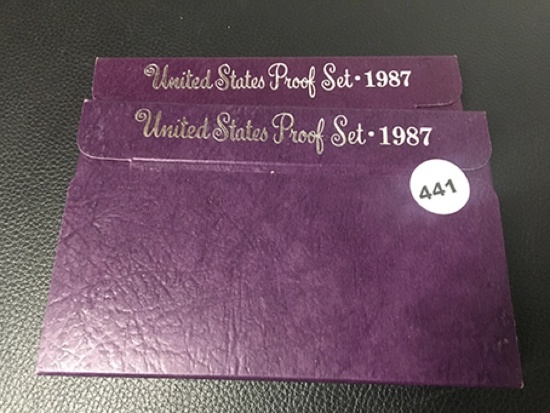 (2) 1987 Proof Sets