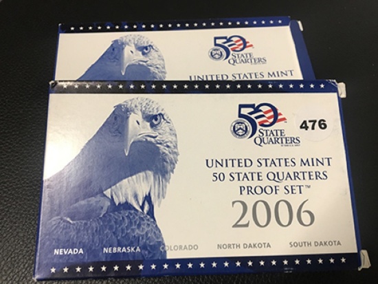 (2) 2006 Quarter Proof Sets