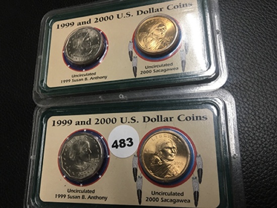 (2) US Dollar Coin Sets
