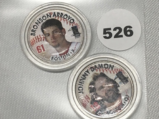 (2) Painted Quarters