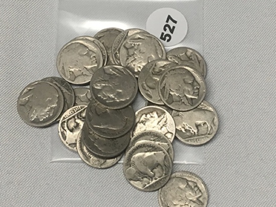 (23) No date Buffalo Nickels