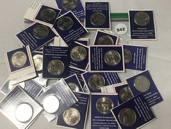 (28) UNC State Quarters