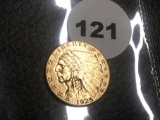 1925 $2 1/2 Gold Indian