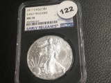 2017 Silver Eagle NGC MS70 Early Release
