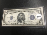 1934-D Five Dollar Silver Certificate
