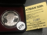 Batman 50th, 1 oz Silver