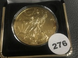 2003 (Gold Plated) 1 oz Silver Eagle