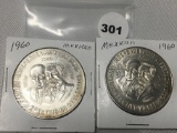 Lot of 2 1960 Diez Peso's