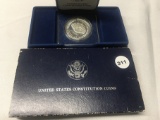 US 1987 Constitution Coin    90% Silver