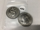 (2) Ronald Regan 40th President Coin