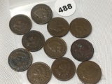 (11) Indian Cents