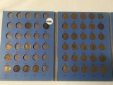 Partial Lincoln Cent Book