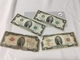(4) $2 Bills