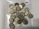 Lot of 60 Silver Dimes
