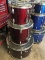 3 pc Maroon, 12,16 & 22 inch