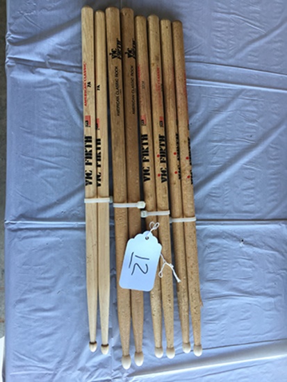 4 pair Vic firth sticks