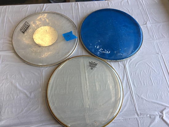 (3) 12 inch Drum heads