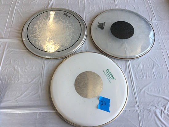 (3) 12 inch  Drum heads