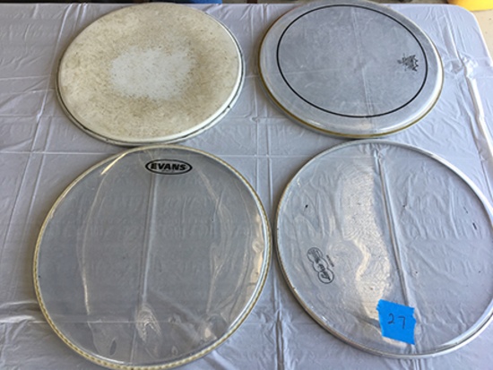 (4) 13 inch Drum heads