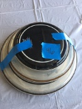 (6) 2-6, 2-8, 2-10 inch Drum heads