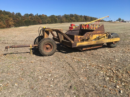 Soil Mover 75RF pull type scraper, S# DF-6038
