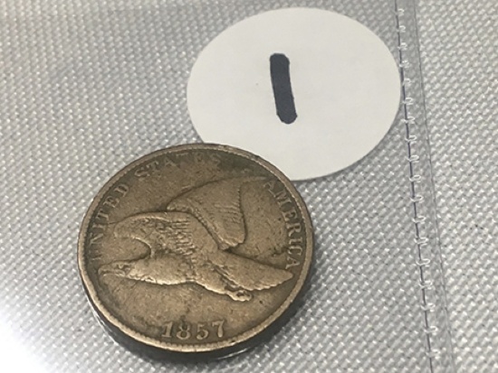 1857 Flying Eagle Cent