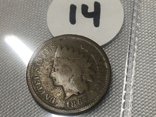 1867 Indian Cent