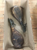 2 powder horns (NO SHIPPING)